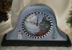 Cat lovers Clock 003